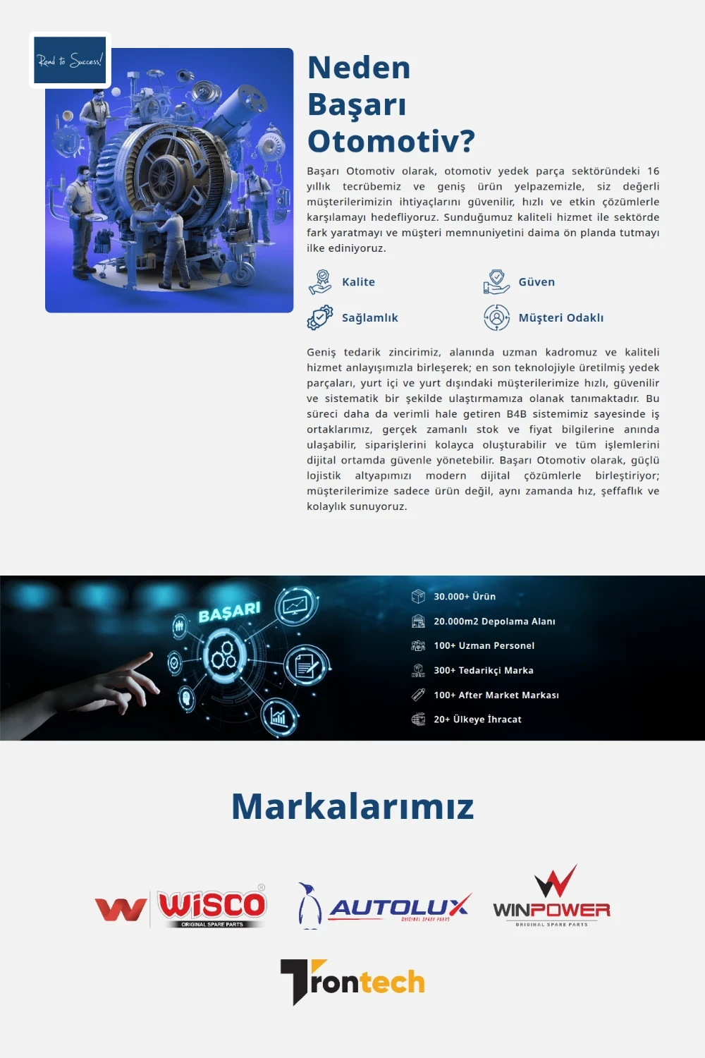 Başarı Otomotiv - Zeplada Yazılım referans projesi